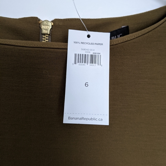 REDUCED BANANA REPUBLIC Fitted Midi Dress - Picture 3 of 8